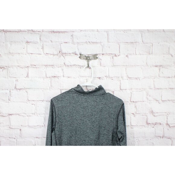 LL Bean VentureSoft Pullover Quarter Zip Black Marl Size XS - Picture 4 of 12